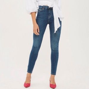 TOPSHOP High-waisted Jamie Jeans
